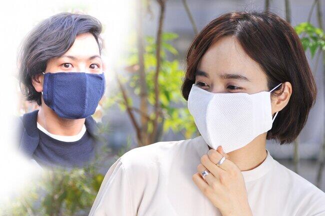 水着素材やメッシュ織り　「コロナの夏」乗り切る「冷感マスク」続々と