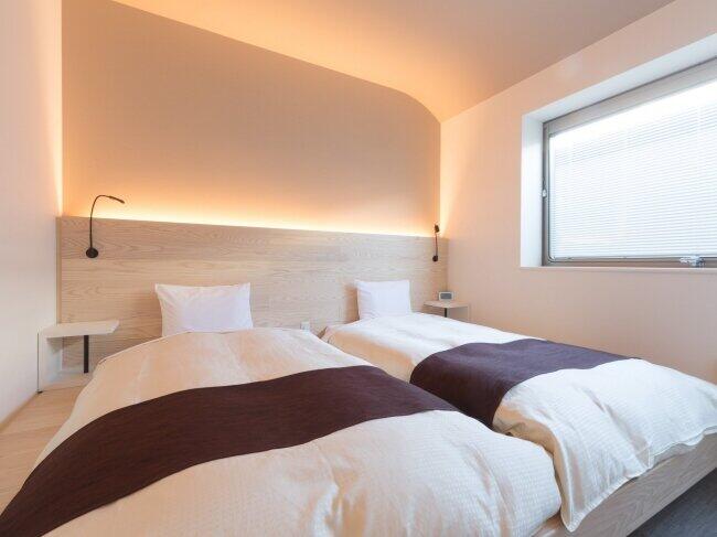 本格サウナのあとは個室でくつろげる