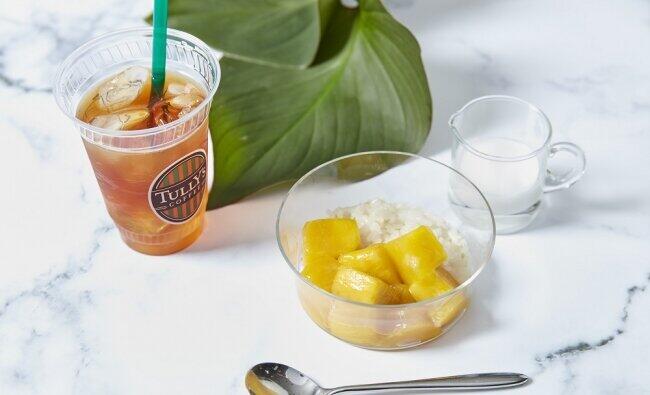 もち米を炊き上げたタイスイーツ　「マンゴースティッキーライス」