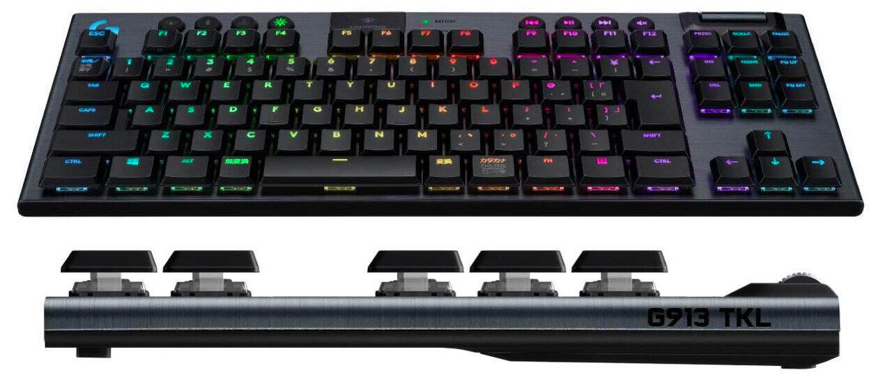 3種類のスイッチから選べるゲーミングキーボード 　テンキーなしでコンパクト