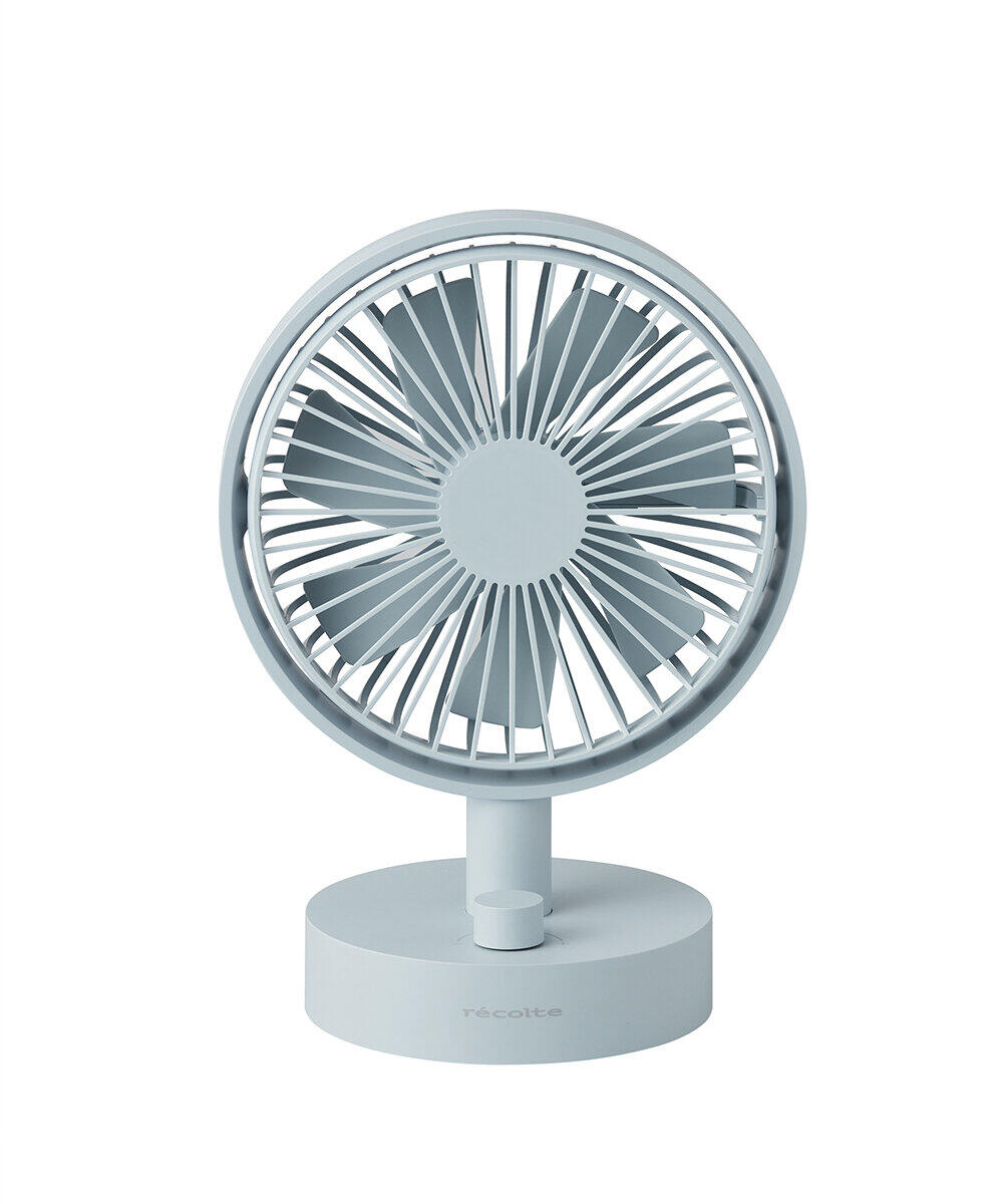 コンパクトサイズながら風量十分　バッテリー充電式の扇風機