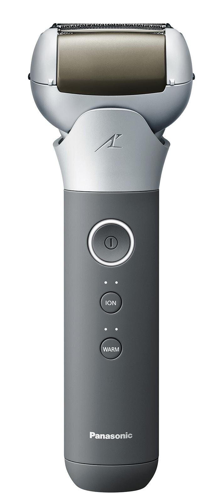 ひげそりと同時にスキンケアするシェーバー　「イオンプレート」が肌に接触