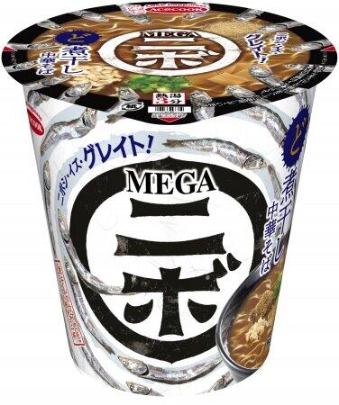 4種の煮干しパウダーを使用　エースコック「MEGA」シリーズから