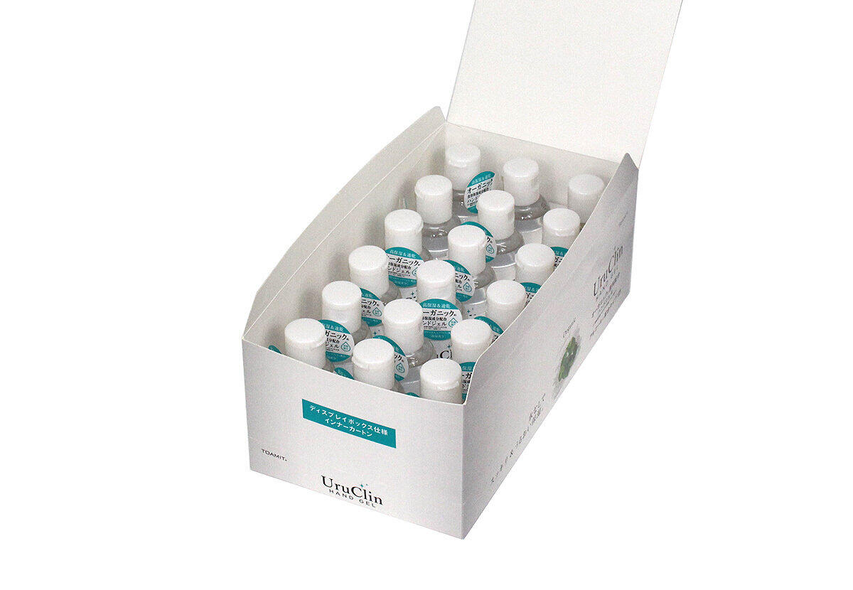 オーガニックハンドジェル「ウルクリン」60ミリリットルの18本セット