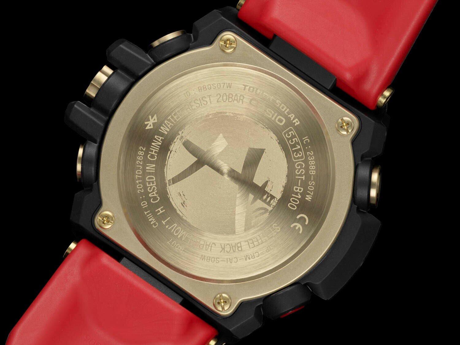 裏蓋に刻まれた「Black Samurai logo」は、八村選手のオリジナルロゴ