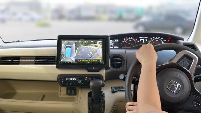 ホンダN-BOX用サテライトビューカメラ　全方位駐車アシスト機能追加