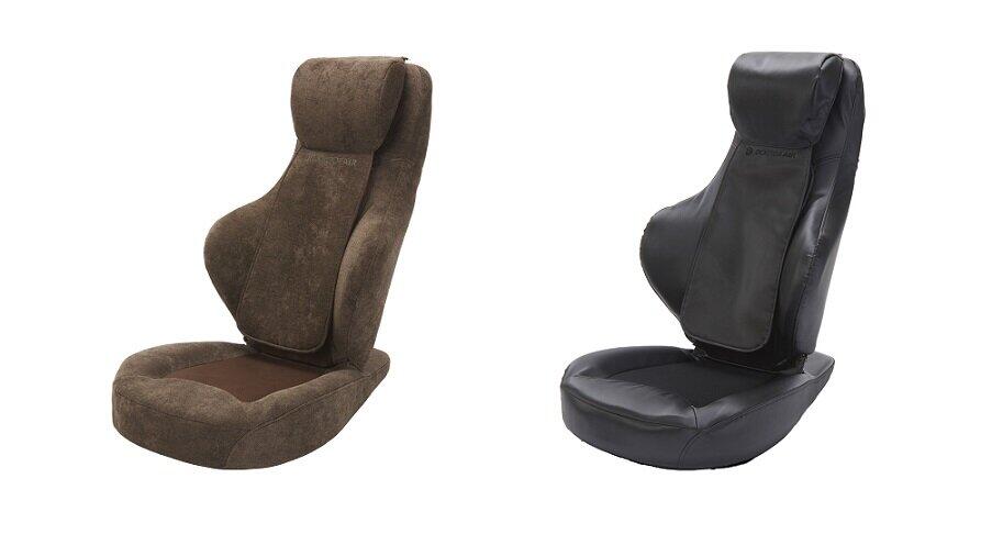 背もたれとヘッドレストに8個の「もみ玉」搭載　マッサージ機能を備えた座椅子