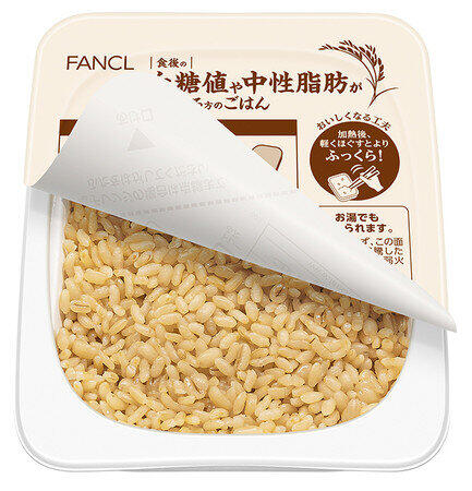 食事から手軽に生活習慣対策できるパックごはん