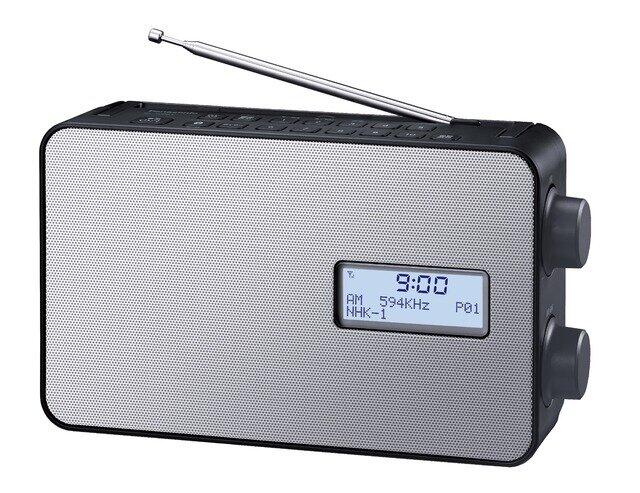 ブルートゥース搭載、ワイドFM＆AMの2バンド据え置き型ラジオ　パナソニック