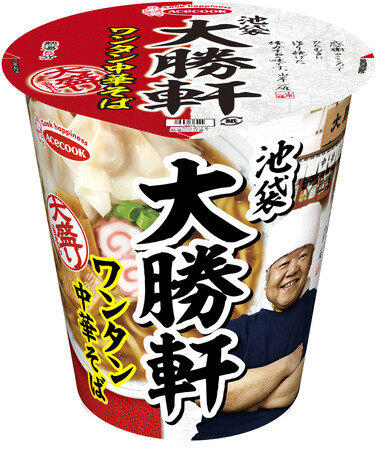 「池袋大勝軒」創業時からの定番メニュー「中華そば」　大盛りでカップめんに