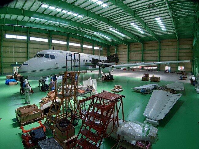 戦後日本復興の象徴「YS-11」　量産初号機の組み立て作業をネット配信