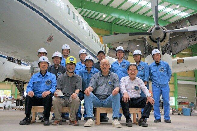 「YS-11」量産初号機の組み立てをライブ配信