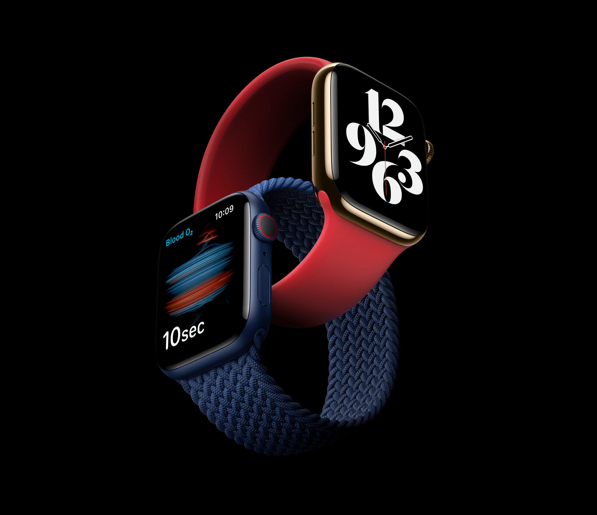 「Apple Watch series 6」　血中の酸素濃度が計測できる