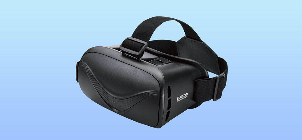 手持ちのスマホをセットするだけで迫力の映像が　VRグラス