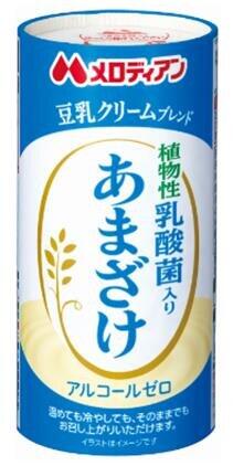 豆乳クリーム入りで飲みやすい　植物性乳酸菌を配合した甘酒