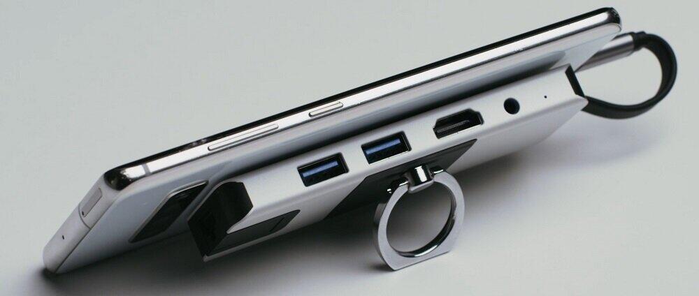 Usb Type C搭載スマホに有線lanや周辺機器の接続を可能にするドック J Cast トレンド