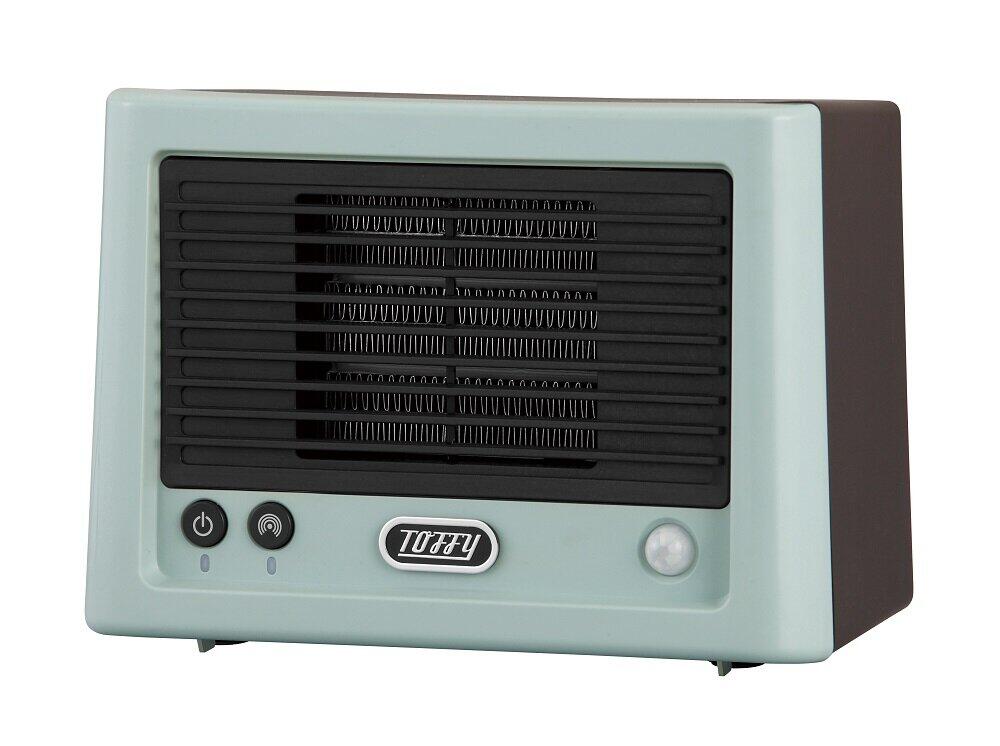 入れればすぐにあたたまる　レトロデザインのセラミックファンヒーター