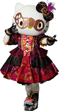 サンリオキャラをイメージした大人カワイイハロウィーンメークを提案