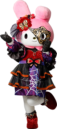 サンリオキャラをイメージした大人カワイイハロウィーンメークを提案