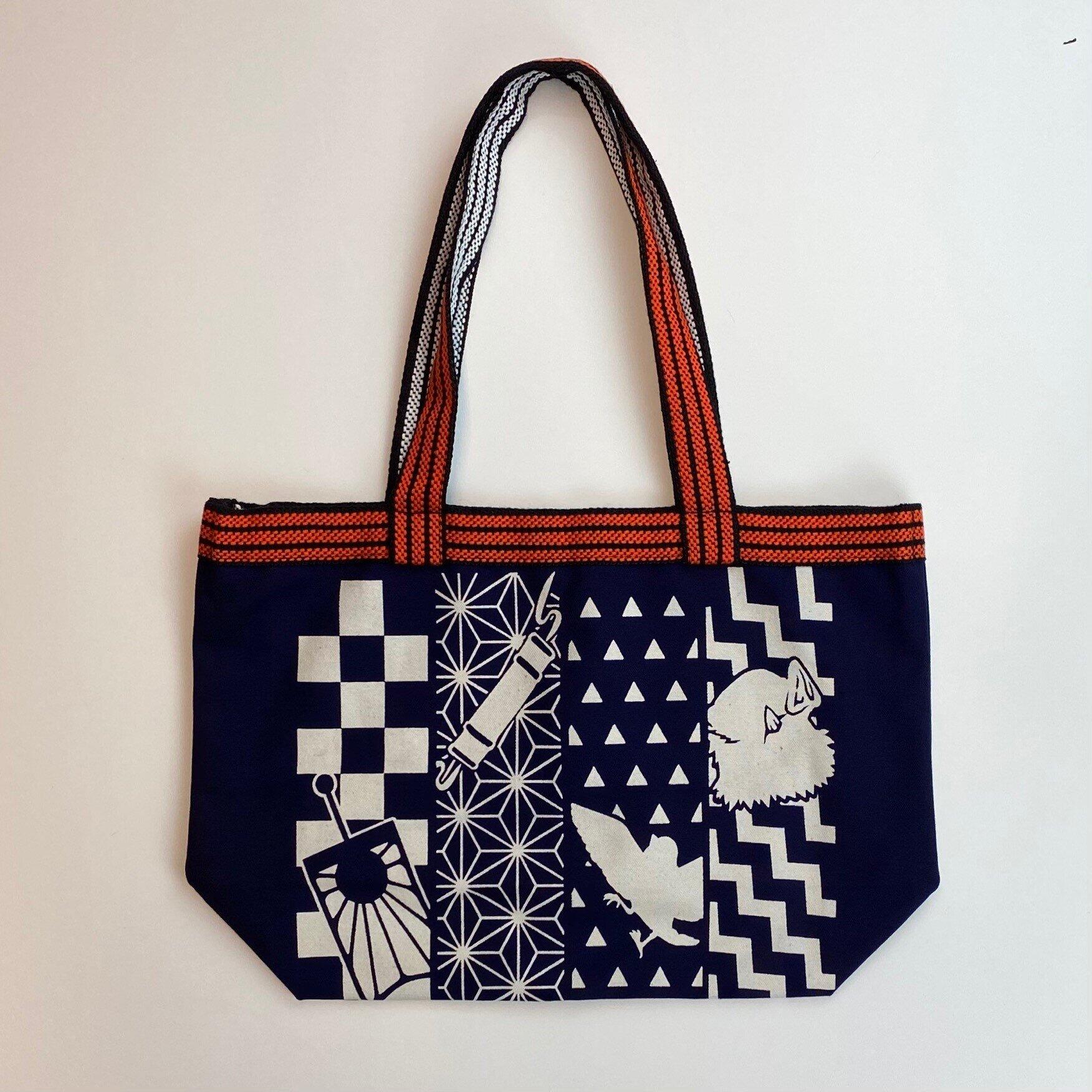 職人が丁寧に仕上げている「和風トートバッグ」