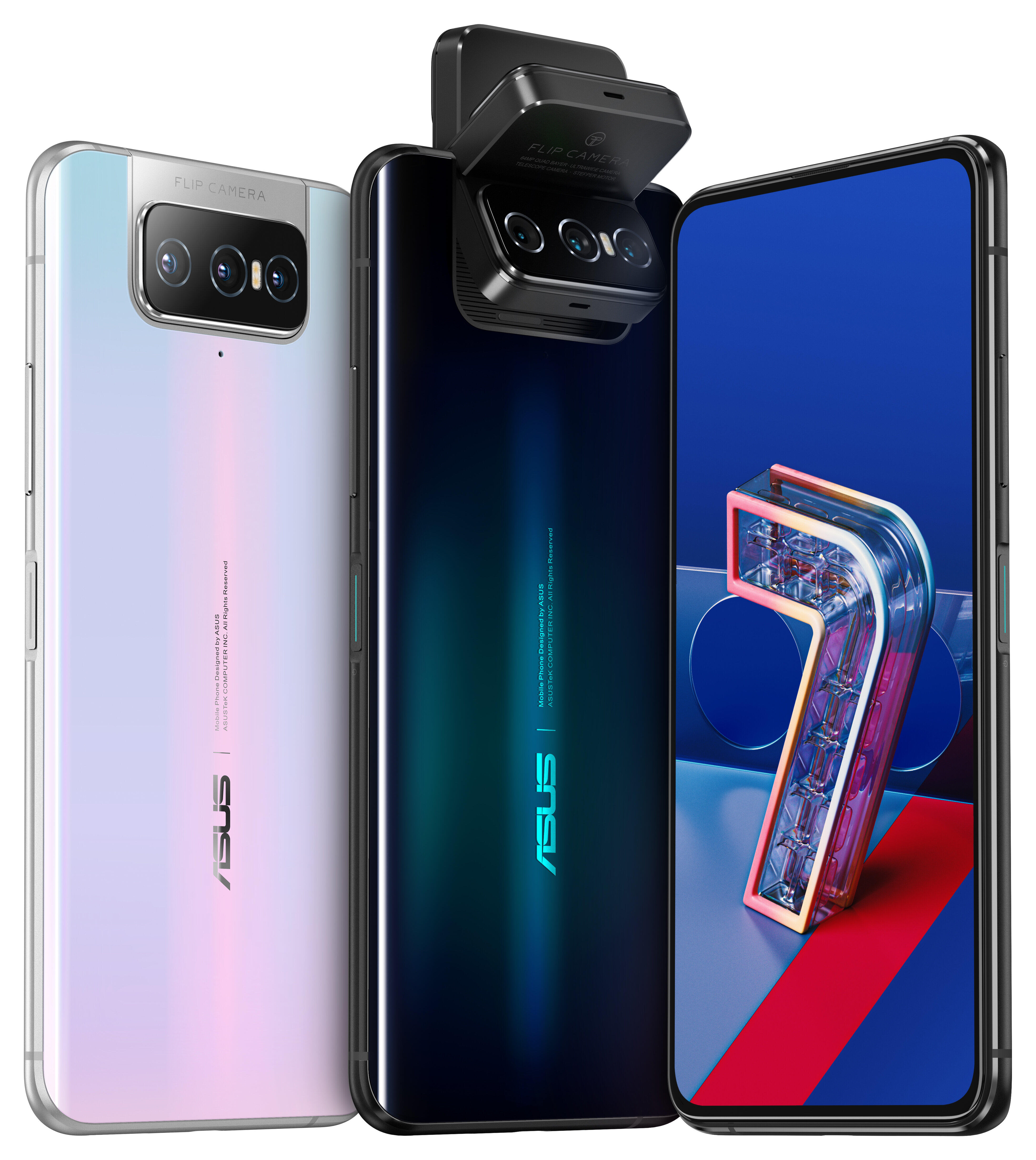 SIMフリースマホ「ZenFone 7」＆「7 Pro」　「5G」対応、180度回転するカメラ