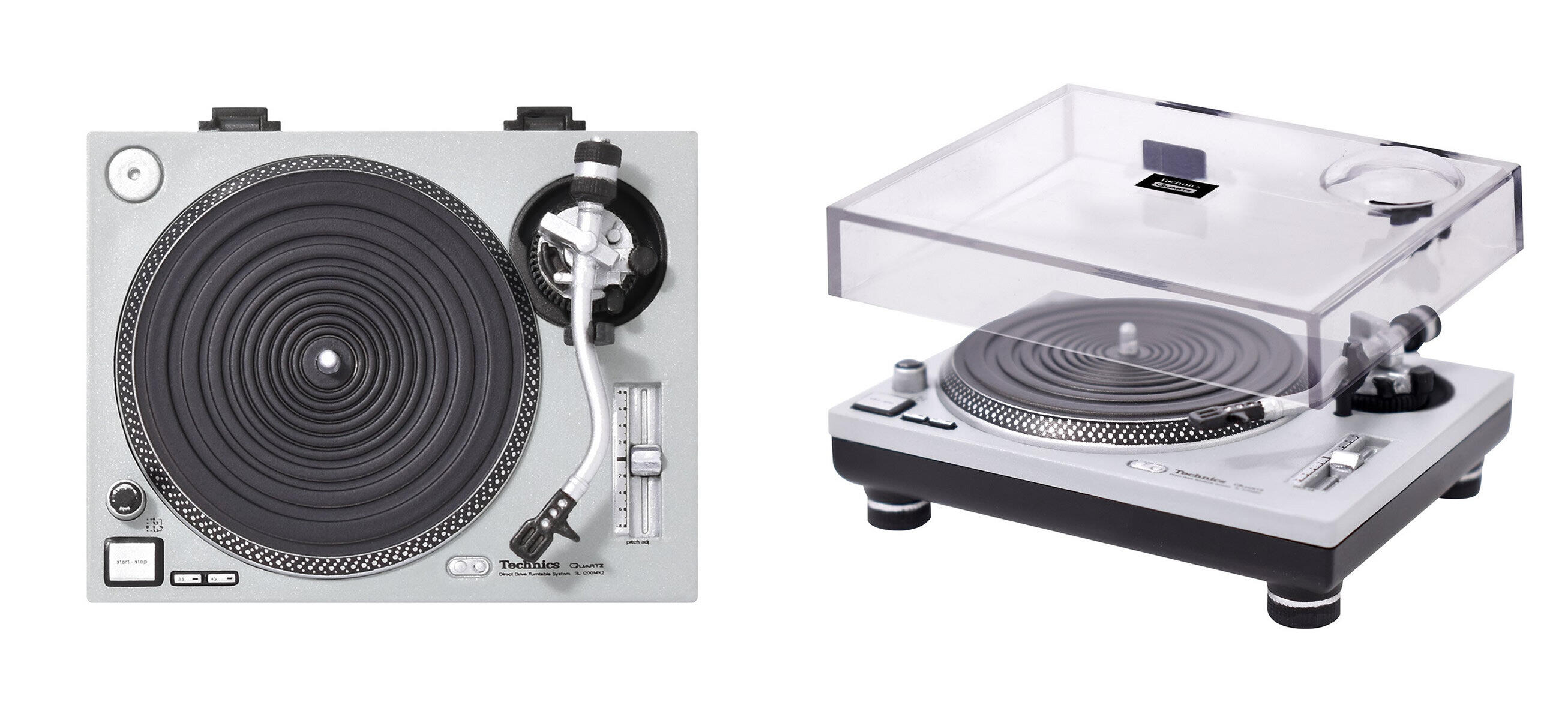 「Technics」監修　アナログターンテーブル3種などがミニチュアフィギュアに