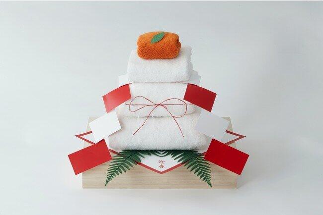 新年はタオルも新調　「今治謹製 鏡餅タオルセット」