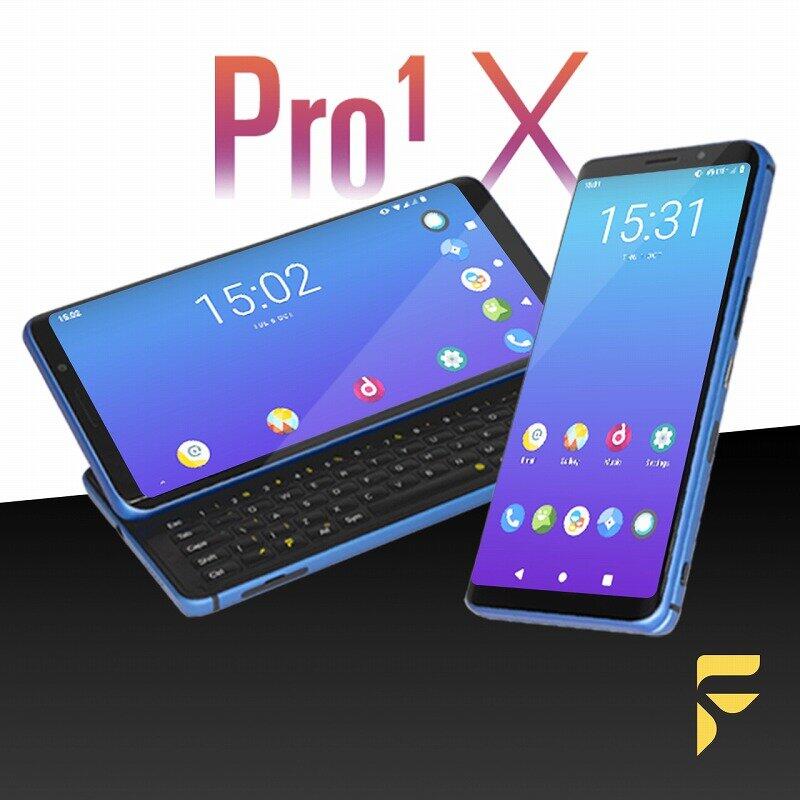 スライド式QWERTYキーボード搭載　Androidスマホ「F(x)tec Pro1 X」限定モデル