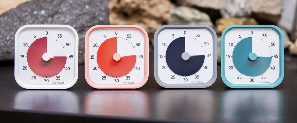 「Time Timer」製ポップなカラー＆デザインのタイマー