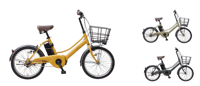 都心での使いやすさに特化した小型サイズの電動アシスト自転車