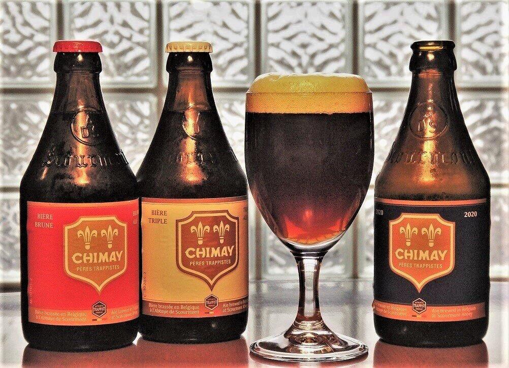 修道院ビールの代表格シメイには数種あり、それぞれアルコール度数などが違う