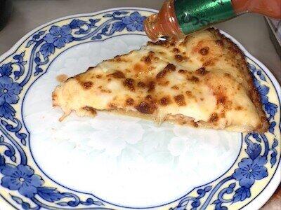 チーズを楽しみたいのでタバスコは少量に