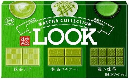 グラデーションも美しい、3種のチョコを食べ比べ　不二家から「ルック（抹茶コレクション）」