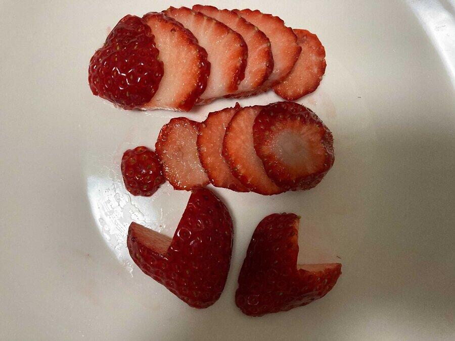 （上から）「小判型切り」、「まん丸切り」、「ハート切り」