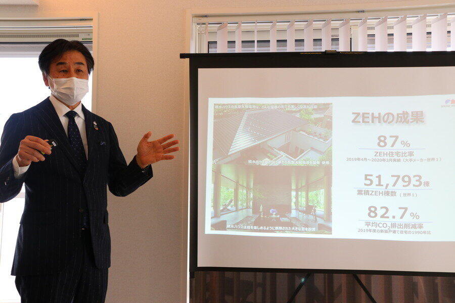 常務執行役員で環境推進担当の石田建一氏