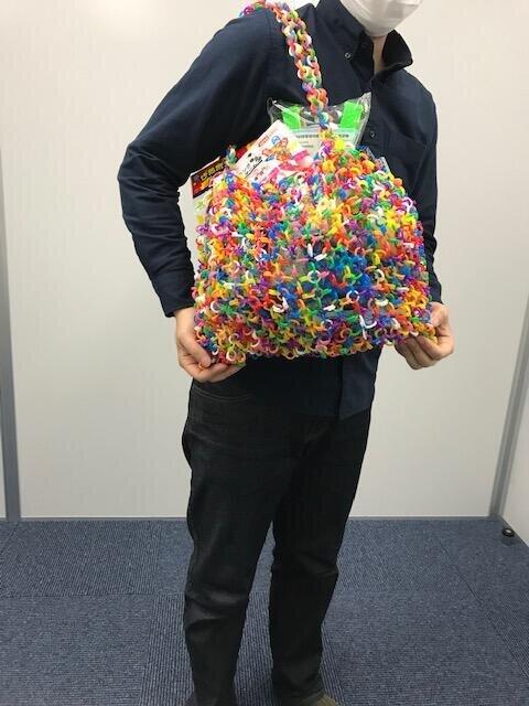 成瀬さんがチエンリングで作ったバッグ