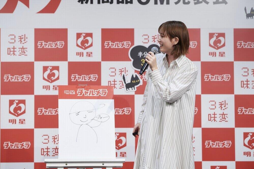 本田さんが3秒で描いた「チャルメラおじさん」（画像3）