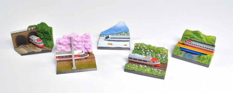 「小田急ロマンスカー」カプセルトイ全5種