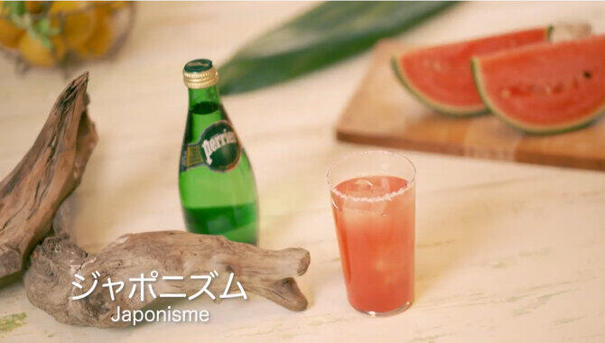 「ペリエ」使ったレシピ動画が公開　日本酒にスイカで夏にもぴったり