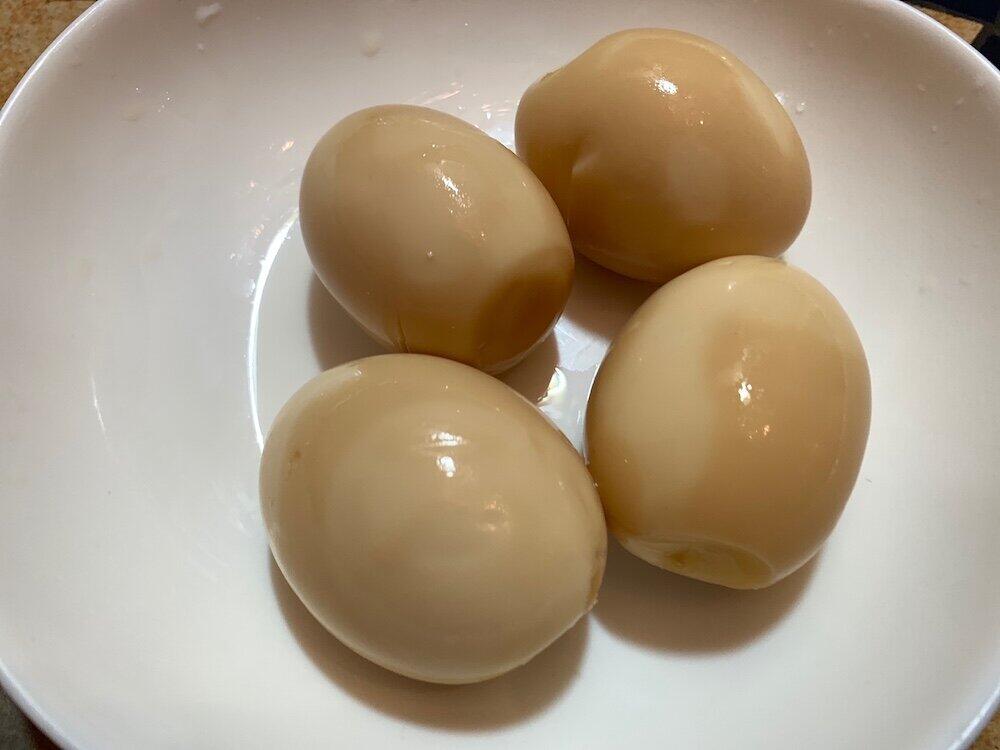 ジップロックで作った卵にはムラが