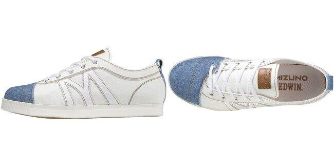 ミズノと「EDWIN」コラボ　体育館シューズをモチーフにしたモデル
