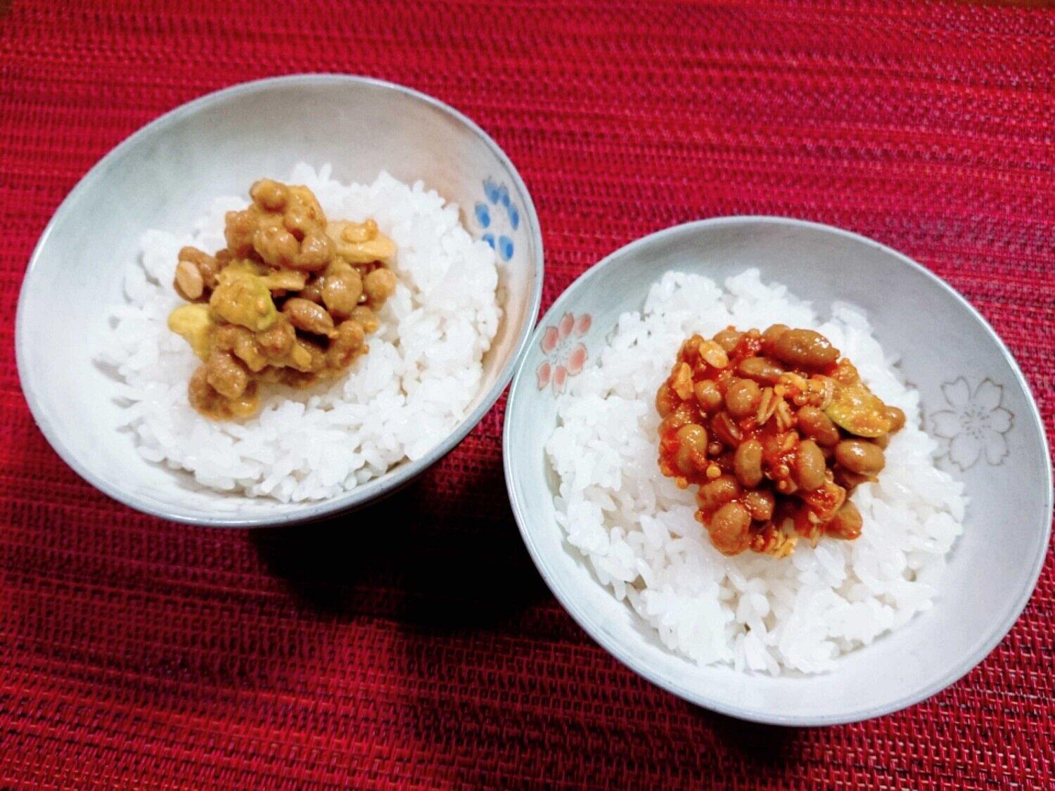 まるで糸を引かない納豆が斬新　トマトとコーンのソース、混ぜて口に入れると