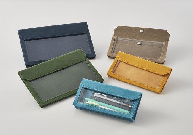 キングジム「フラッティ ワークス」にペンケース追加　かさばらないバッグインバッグ