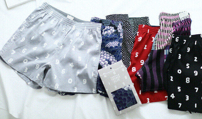 京都のブランド「SOU・SOU」から　「高島ちぢみ」のトランクス