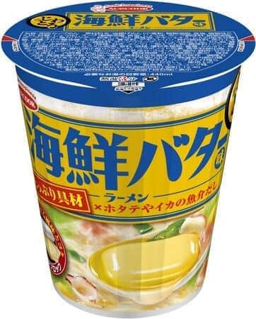 魚介だしの塩スープにバターがとろける　「じわとろ　海鮮バター味ラーメン」