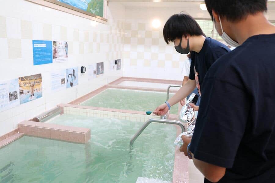 入浴剤を入れる