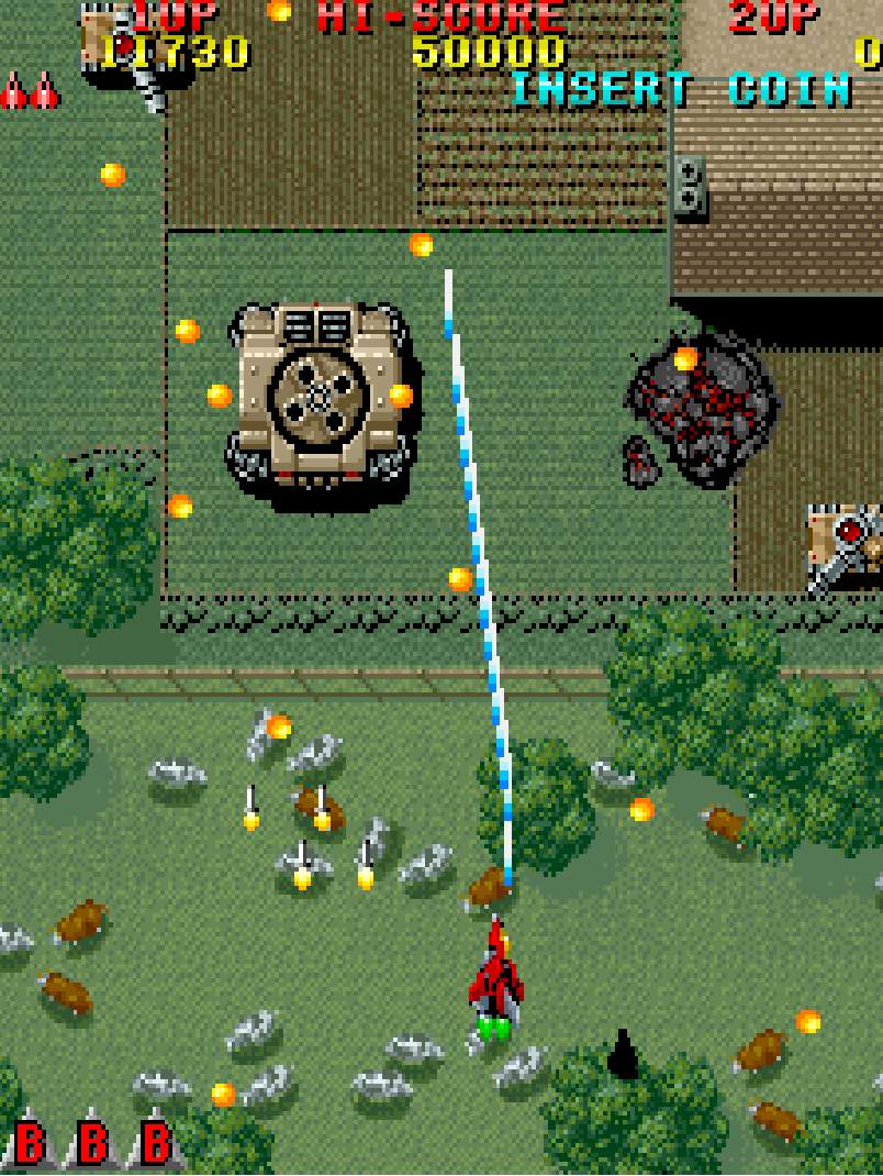 突如として現れた外宇宙生命体の侵略から地球を守る(c)SEIBU KAIHATSU INC. / (c)HAMSTER Co.