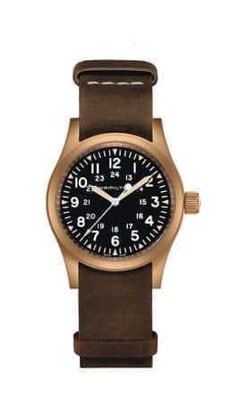 ミリタリーウオッチが源流「カーキ フィールド メカ　ブロンズ」　ハミルトンから