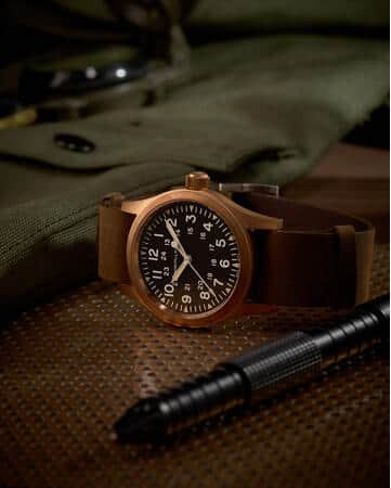 ミリタリーウオッチの歴史を継承するブロンズケースモデル