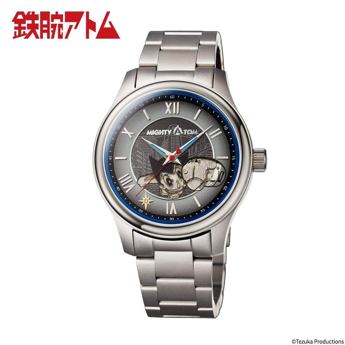 新品未使用品☆70周年記念鉄腕アトムチタン製メカニカルウォッチ